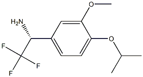 (1R)-2,2,2-TRIFLUORO-1-[3-METHOXY-4-(METHYLETHOXY)PHENYL]ETHYLAMINE Struktur