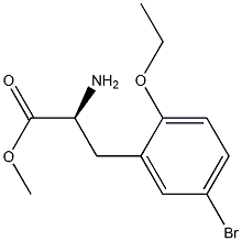 METHYL (2S)-2-AMINO-3-(5-BROMO-2-ETHOXYPHENYL)PROPANOATE Struktur