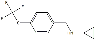 (1S)CYCLOPROPYL[4-(TRIFLUOROMETHYLTHIO)PHENYL]METHYLAMINE Struktur