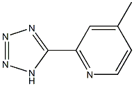 4-METHYL-2-(1H-TETRAZOL-5-YL)PYRIDINE Struktur