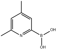 4,6-DIMETHYLPYRIDINE-2-BORONIC ACID Struktur