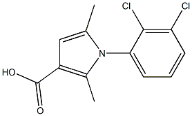 1-(2,3-DICHLOROPHENYL)-2,5-DIMETHYL-1H-PYRROLE-3-CARBOXYLIC ACID Struktur