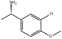 (1S)-1-(3-CHLORO-4-METHOXYPHENYL)ETHYLAMINE Struktur