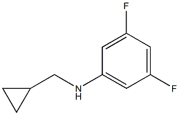 (1R)(3,5-DIFLUOROPHENYL)CYCLOPROPYLMETHYLAMINE Struktur