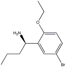 (1R)-1-(5-BROMO-2-ETHOXYPHENYL)BUTYLAMINE Struktur