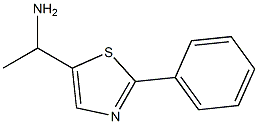 1-(2-PHENYL-THIAZOL-5-YL)-ETHYLAMINE Struktur