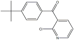 2-CHLORO-3-(4-TERT-BUTYLBENZOYL)PYRIDINE Struktur