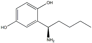 2-((1R)-1-AMINOPENTYL)BENZENE-1,4-DIOL Struktur