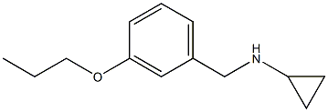 (1R)CYCLOPROPYL(3-PROPOXYPHENYL)METHYLAMINE Struktur