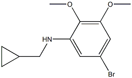 (1R)(5-BROMO-2,3-DIMETHOXYPHENYL)CYCLOPROPYLMETHYLAMINE Struktur