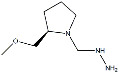 (R)-(2-METHOXYMETHYL-PYRROLIDIN-1-YLMETHYL)-HYDRAZINE Struktur