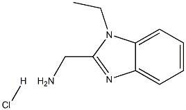 (1-ETHYL-1H-BENZIMIDAZOL-2-YL)METHYLAMINE HYDROCHLORIDE Struktur