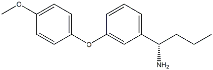 (1S)-1-[3-(4-METHOXYPHENOXY)PHENYL]BUTYLAMINE Struktur