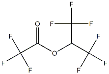 HEXAFLUOROISOPROPYL TRIFLUOROACETATE Struktur