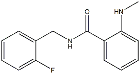 N-METHYL-N'-2-FLUOROBENZYLANTHRANILAMIDE Struktur