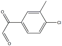 (4-CHLORO-3-METHYL-PHENYL)-OXO-ACETALDEHYDE Struktur