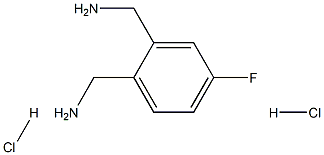 2-AMINOMETHYL-4-FLUORO-BENZYLAMINE DIHYDROCHLORIDE Struktur