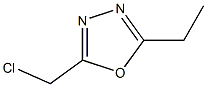 2-(CHLOROMETHYL)-5-ETHYL-1,3,4-OXADIAZOLE Struktur