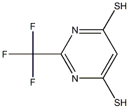 2-(TRIFLUOROMETHYL)PYRIMIDINE-4,6-DITHIOL Struktur