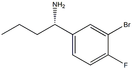 (1S)-1-(3-BROMO-4-FLUOROPHENYL)BUTYLAMINE Struktur