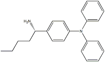 [4-((1S)-1-AMINOPENTYL)PHENYL]DIPHENYLAMINE Struktur