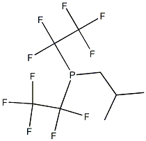 ISO-BUTYL-BIS(PENTAFLUOROETHYL)PHOSPHINE Struktur