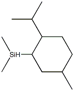 (-)-MENTHYLDIMETHYLSILANE Struktur