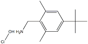 4-TERT-BUTYL-2,6-DIMETHYLBENZYLAMINE HYDROXYCHLORIDE Struktur