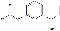 (1S)-1-[3-(DIFLUOROMETHOXY)PHENYL]PROPYLAMINE Struktur