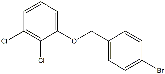 4-BROMOBENZYL-(2,3-DICHLOROPHENYL)ETHER Struktur