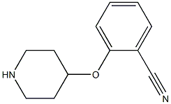 2-(PIPERIDIN-4-YLOXY)-BENZONITRILE Struktur