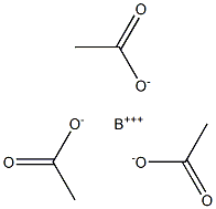 BORON TRIACETATE Struktur