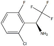 (1S)-1-(2-CHLORO-6-FLUOROPHENYL)-2,2,2-TRIFLUOROETHYLAMINE Struktur