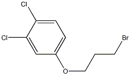 1-BROMO-3-(3',4'-DICHLOROPHENOXY)PROPANE Struktur