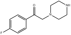 1-(4-FLUOROPHENYL)-2-PIPERAZIN-1-YLETHANONE Struktur