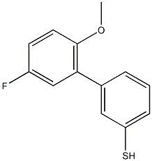 3-(3-FLUORO-6-METHOXYPHENYL)THIOPHENOL Struktur