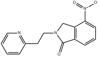 4-NITRO-2-[2-(2-PYRIDINYL)ETHYL]-1-ISOINDOLINONE Struktur