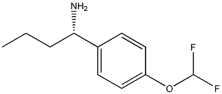 (1S)-1-[4-(DIFLUOROMETHOXY)PHENYL]BUTYLAMINE Struktur