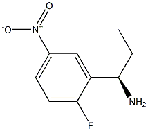 (1R)-1-(2-FLUORO-5-NITROPHENYL)PROPYLAMINE Struktur