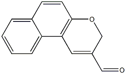 3H-BENZO[F]CHROMENE-2-CARBALDEHYDE Struktur