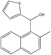 2-METHYL-1-NAPHTHYL-(2-THIENYL)METHANOL Struktur