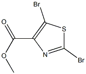 2,5-DIBROMOTHIAZOLE-4-CARBOXYLIC ACID METHYL ESTER Struktur