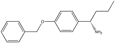 (1S)-1-[4-(PHENYLMETHOXY)PHENYL]BUTYLAMINE Struktur