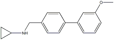 (1S)CYCLOPROPYL[4-(3-METHOXYPHENYL)PHENYL]METHYLAMINE Struktur