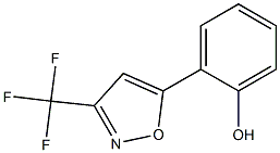 2-[3-(TRIFLUOROMETHYL)ISOXAZOL-5-YL]PHENOL Struktur