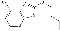 8-(BUTYLTHIO)-9H-PURIN-6-AMINE Struktur