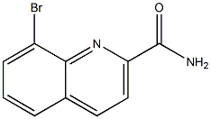 8-BROMOQUINOLINE-2-CARBOXAMIDE Struktur