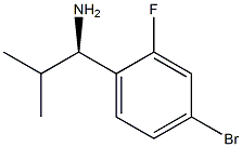 (1R)-1-(4-BROMO-2-FLUOROPHENYL)-2-METHYLPROPYLAMINE Struktur