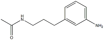 3-(3-ACETAMIDOPROPYL)ANILINE Struktur