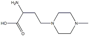 2-AMINO-4-(4-METHYL-PIPERAZIN-1-YL)-BUTYRIC ACID Struktur